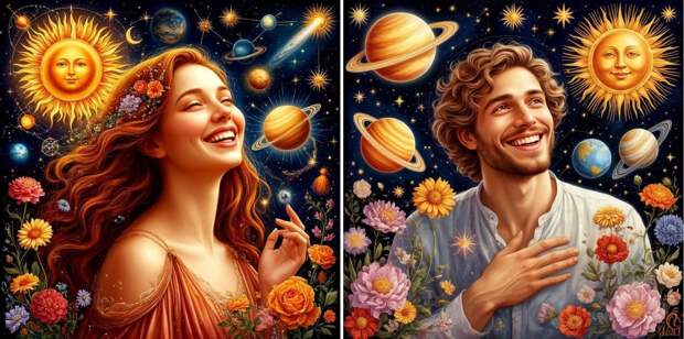 Он и она по знаку Зодиака