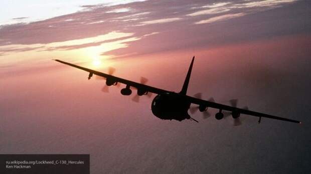 Самолет С-130 ВВС США разбился на авиабазе "Аль-Таджи" в Ираке