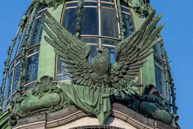 Орел на «Доме Зингера», что на Невском проспекте