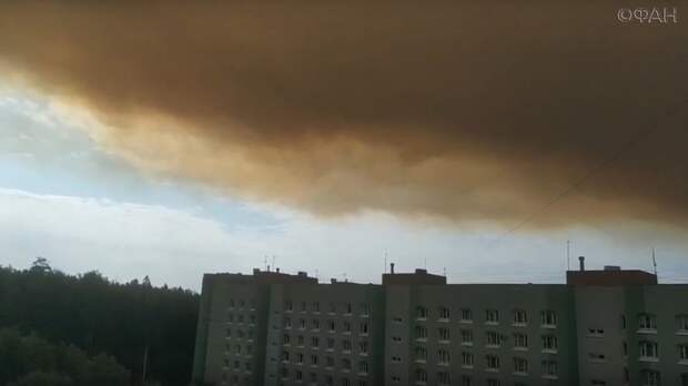 Огонь из Мордовского заповедника приблизился к ядерному центру в Сарове