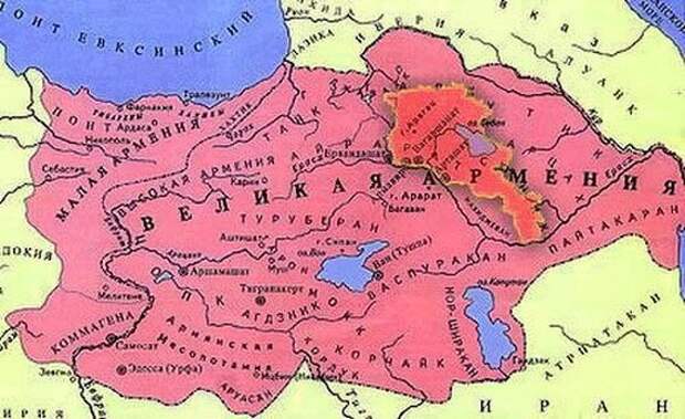 Вот так выглядела некогда ВеликаяАрмения