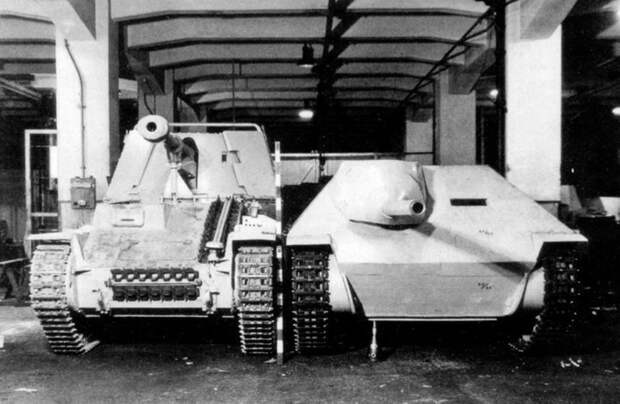 Доработанный макет в сравнении с Marder III артиллерия, бронетехника, вмв, германия