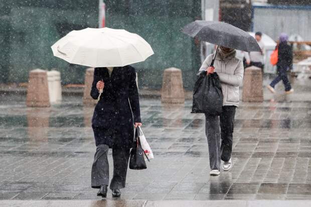 Москвичей предупредили о снеге с дождем на Первомай