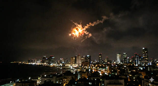 На видео сняли как иранская ракета обманула ПВО и ударила по Тель-Авиву