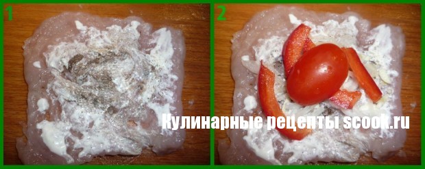 приготовление куриных конвертов1