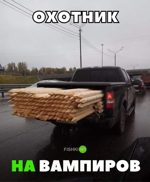 Охотник на вампиров авто, автомобильный, автоприкол, автоприколы, подборка, прикол, приколы, юмор