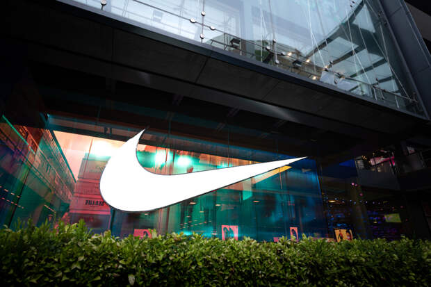 Nike swoosh flagship store