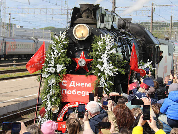 В Смоленской области «Поезд Победы» четыре остановки