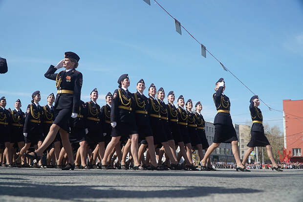 Парад в честь 79-летия Великой Победы прошел в Новосибирске