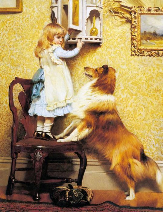 «Потайное место» /Charles Burton Barber