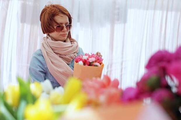 Перед Международным женским днем тюльпаны в Петербурге подешевели