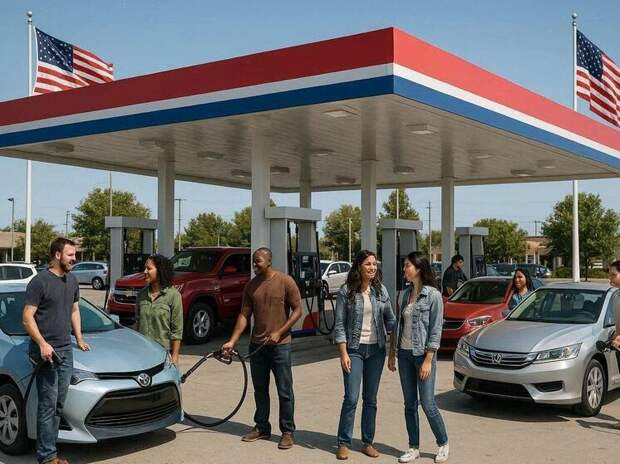 Бензин в США дорожает на фоне эскалации вокруг Ирана — средняя цена $4,23