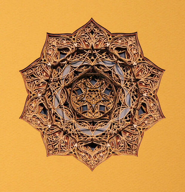 Фотография: Ажурные витражи из... картона №17 - BigPicture.ru