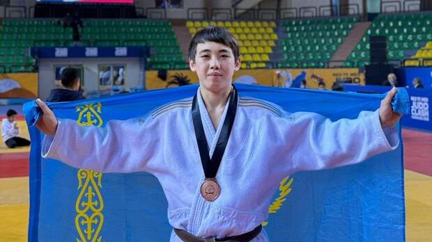 Юный дзюдоист из Караганды стал призером турнира в Хургаде