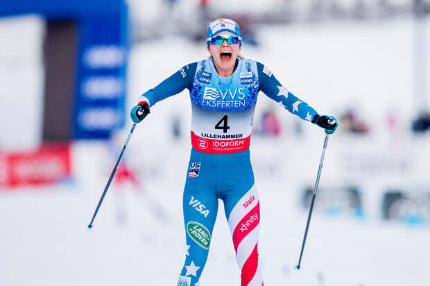 Американская лыжница завоевала бронзу Олимпиады со сломанным ребром