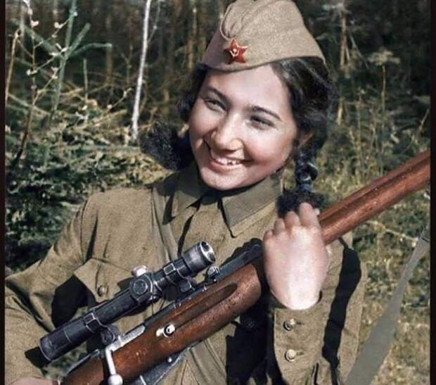 Советские снайперы Великой Отечественной войны