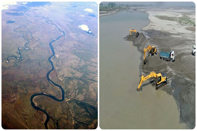 А поскольку медленно текущая вода не может переносить мелкие частицы, которые может переносить быстро текущая вода, эти частицы оседают на дно