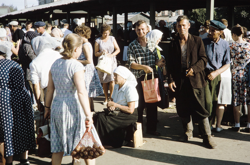 Russia, people at Irkutsk market Russia, people at Irkutsk market