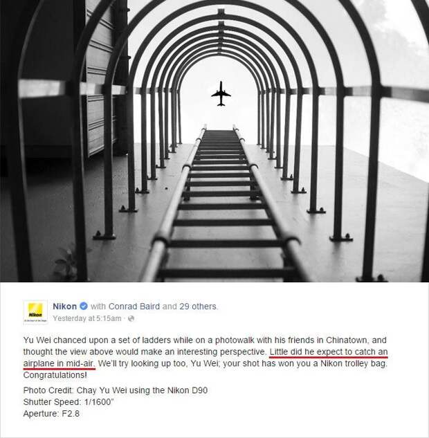 В конкурсе фотографий «Nikon Awards» победил... монтаж