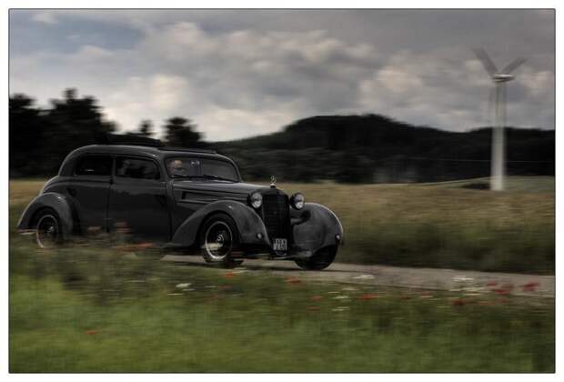 авто, хот-род, mercedes-benz