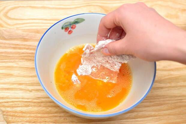 как жарить мясо в панировке