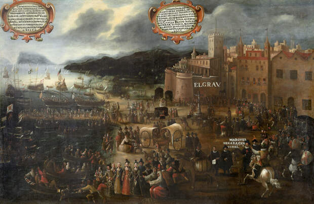 Изгнание морисков из Валенсии. Пере Оромиг, 1616 год. <br>