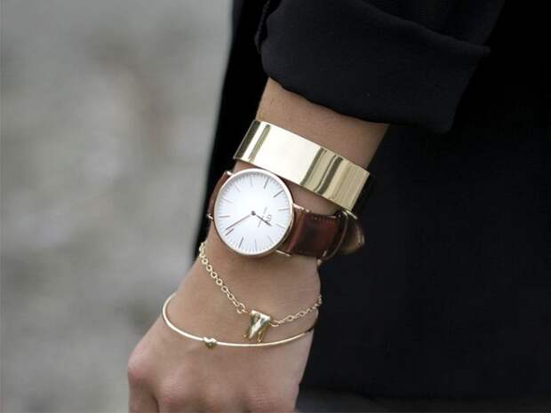 Часы делают запястье хрупким и женственным. / Фото: Glamusha.ru