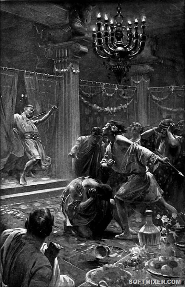 The_killing_of_Cleitus_by_Andre_Castaigne_(1898-1899)_reduced