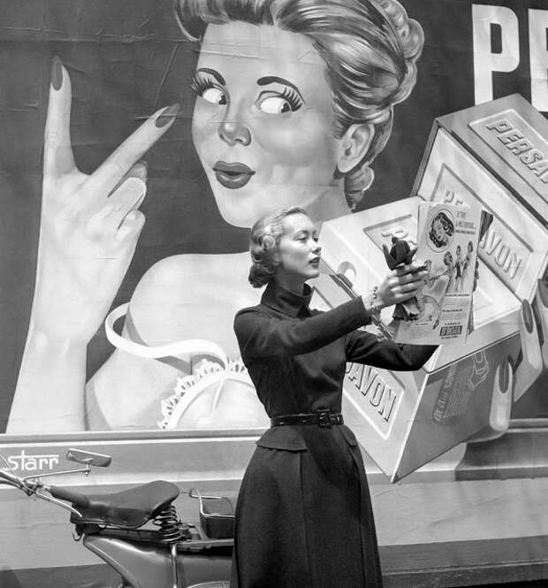 20 винтажных черно-белых фэшн-фотографий 1950-х годов