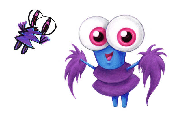 I Spent The Last 2 Years Drawing 300 Monsters Based On Kid Drawings
