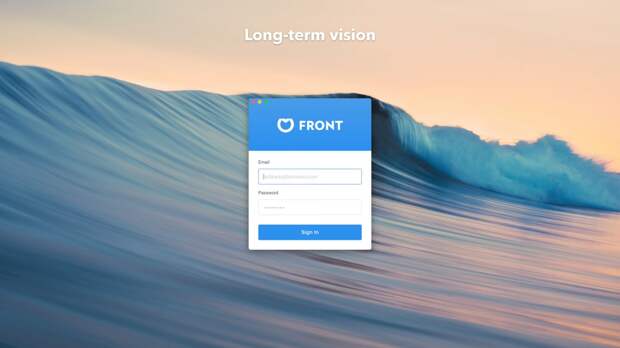 Front wants to own the external communications space.