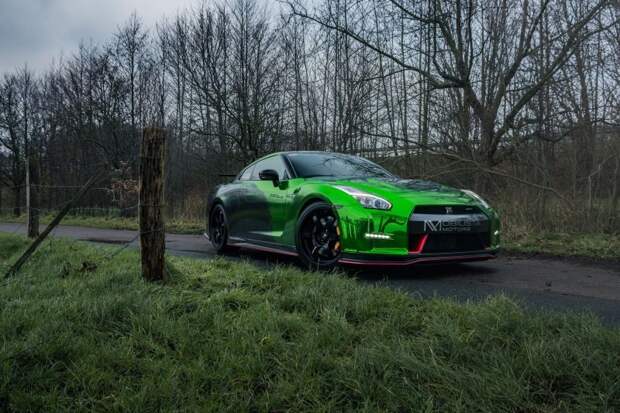 Виниловый стайлинг в стиле "Годзиллы" для Nissan GT-R Nismo nissan, nissan gt-r, авто, автомобили, автотюнинг, спорткар, суперкар, тюнинг