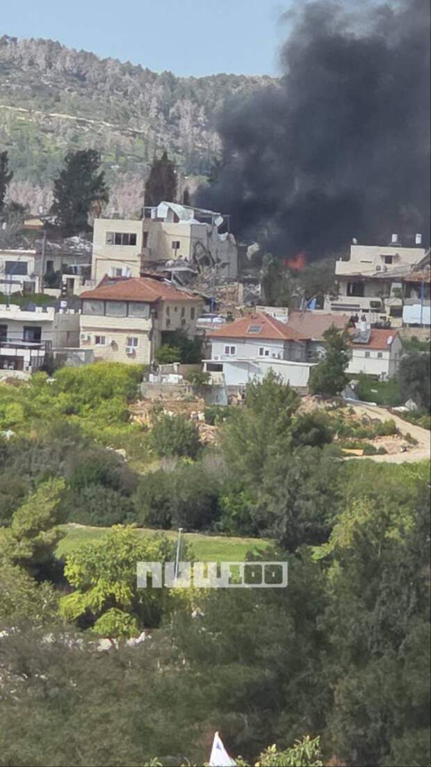 ‼️🇮🇱🇮🇷 Массированный прилёт иранских ракет по Бейт-Шемеш в Израиле