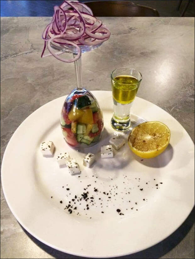 сервировка блюд