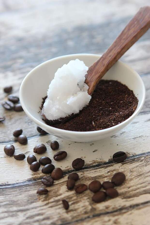 Кокосово-кофейный скраб для тела