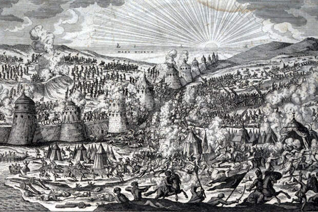 Русская армия осаждает Перекоп, 1736 год. Изображение: Getty Images / Fotobank.ru