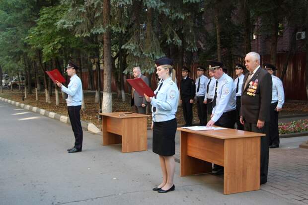 Присяга. Фото: пресс-служба УВД по СЗАО