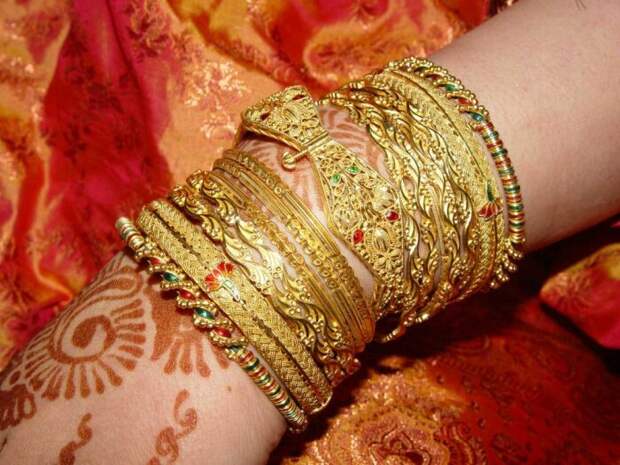Индийское золото очень красивое. |Фото: livemaster.by.