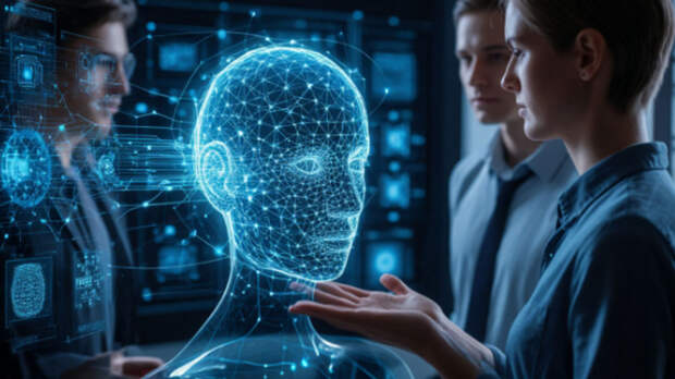 Нейросеть, люди / Изображение сгенерировано Шедеврум от ИИ YandexART/ amic.ru