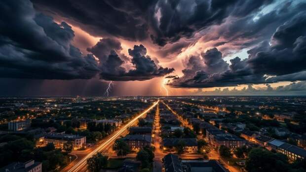Гроза / Изображение сгенерировано YandexGPT 5 Pro / amic.ru