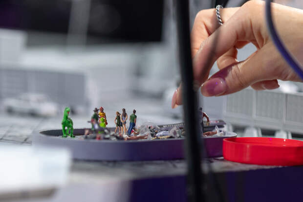 Сцена из спектакля «Вещи и ущи»