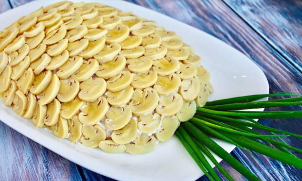 Оригинальный салат с мясом
