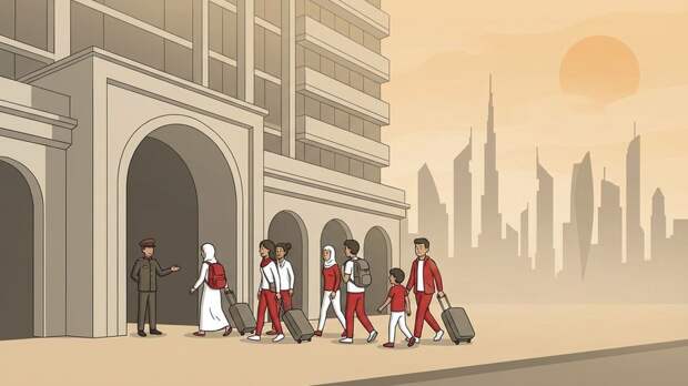 Польские туристы пожаловались, что их выгоняют из отелей в Дубае