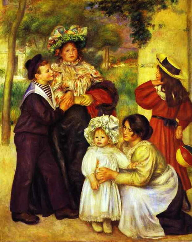 Pierre-Auguste Renoir - The Family of the Artist (554x700, 136Kb)