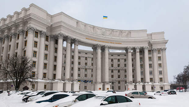 Здание Министерства иностранных дел Украины в Киеве