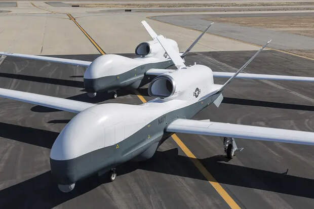 Якобы «потерявшийся» над Чёрным морем американский дрон-разведчик MQ-4C Triton нашёлся