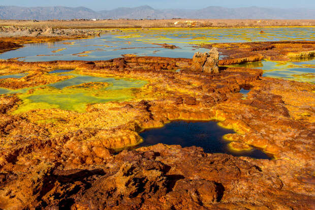 Acid pools in East Africa