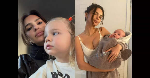 "Я любил маму ещё до своего рождения". Эмили Ратаковски показала архивные фото с сыном в честь его пятилетия