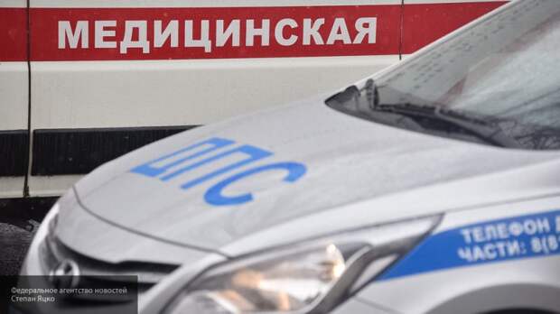 В центре Ростова столкнулись две иномарки, четыре человека госпитализированы