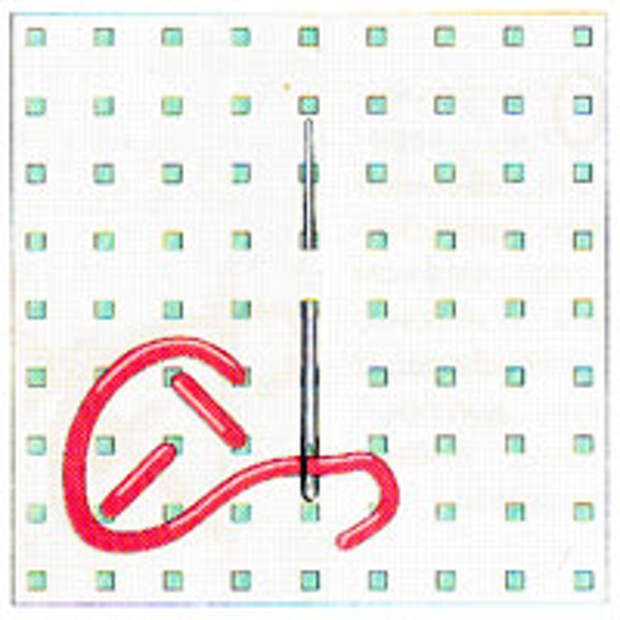 Вышивка крестиком по диагонали. Простая диагональ (фото 3)